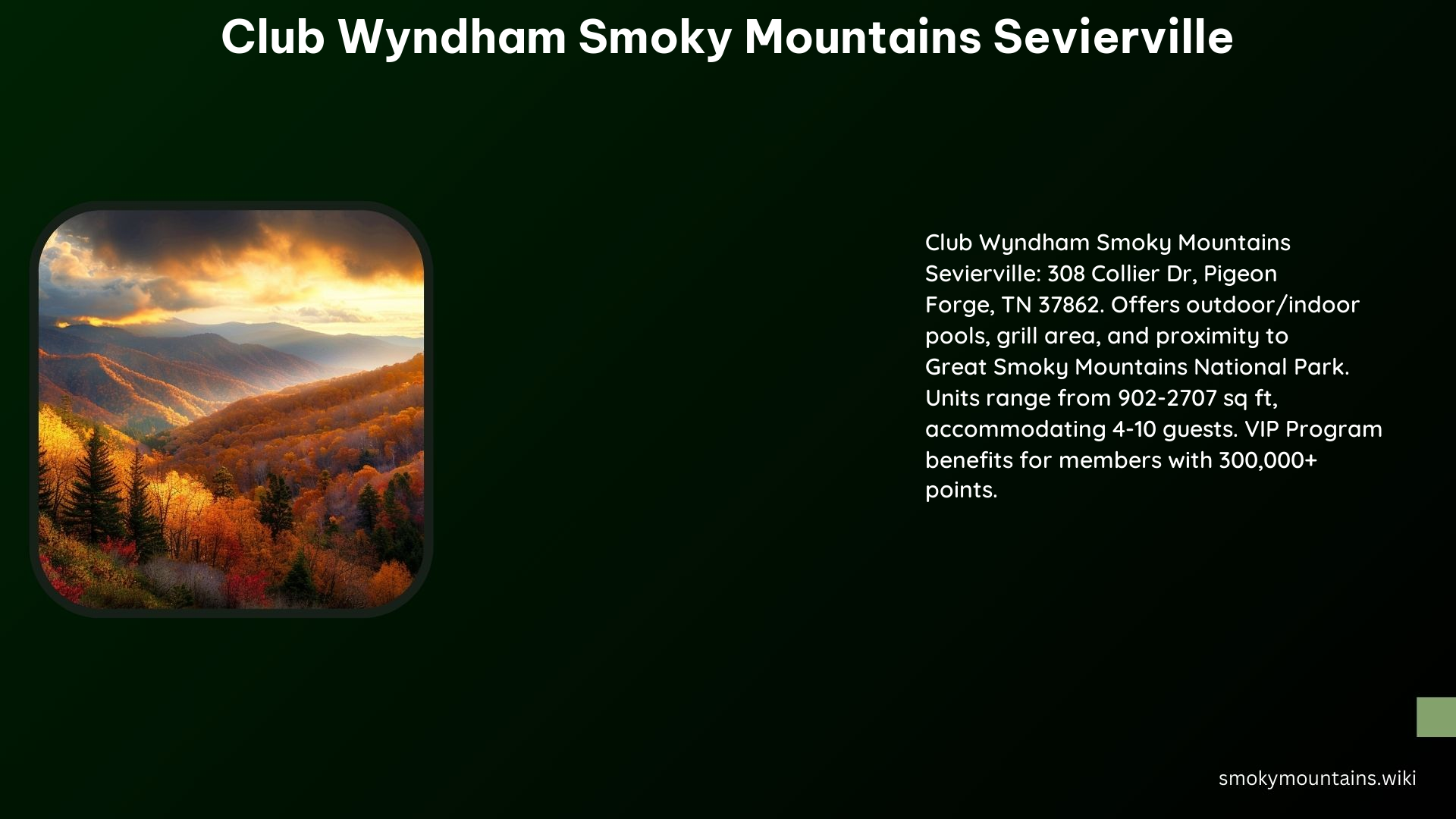 Club Wyndham Smoky Mountains Sevierville