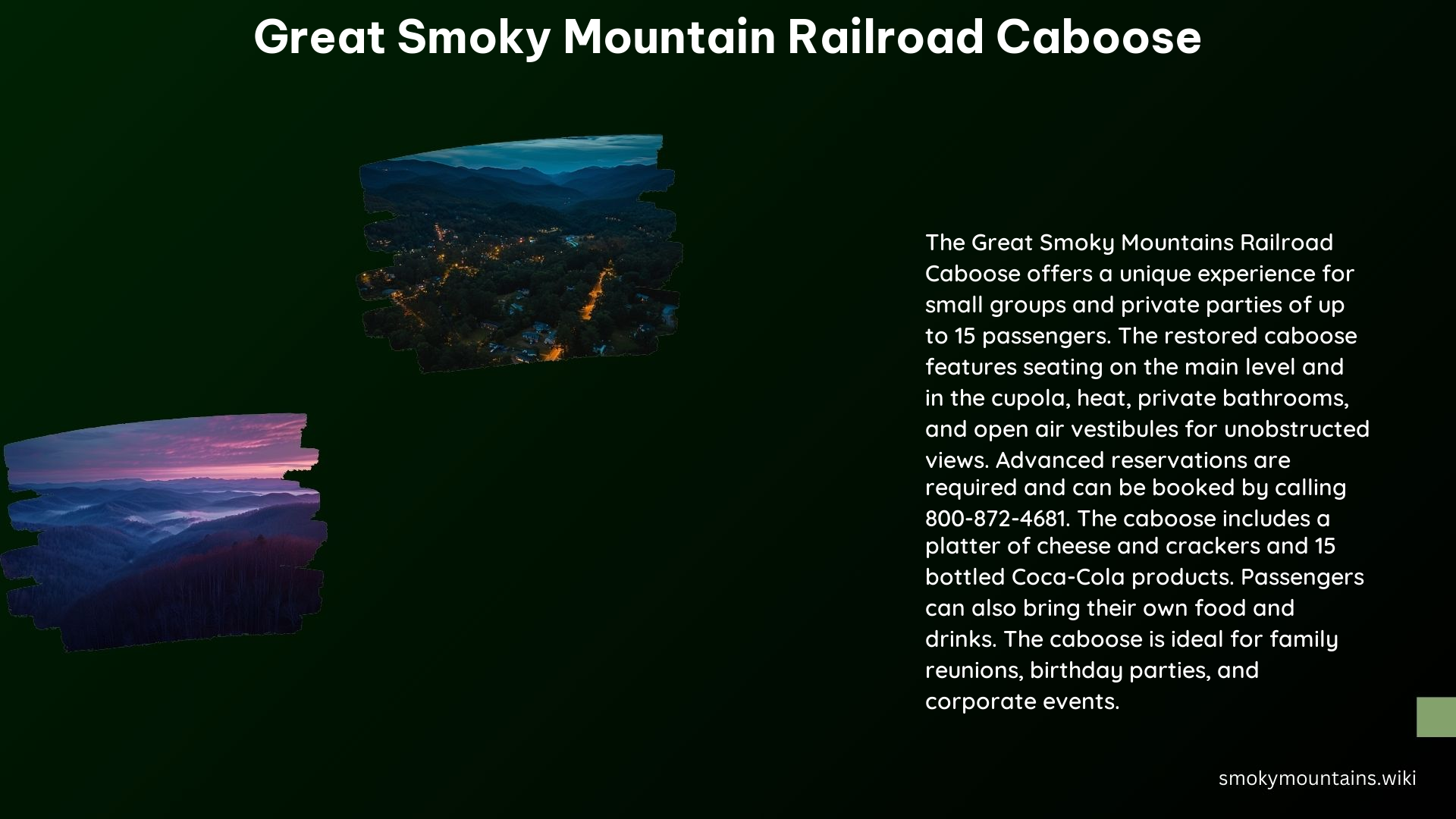 Great Smoky Mountain Railroad Caboose