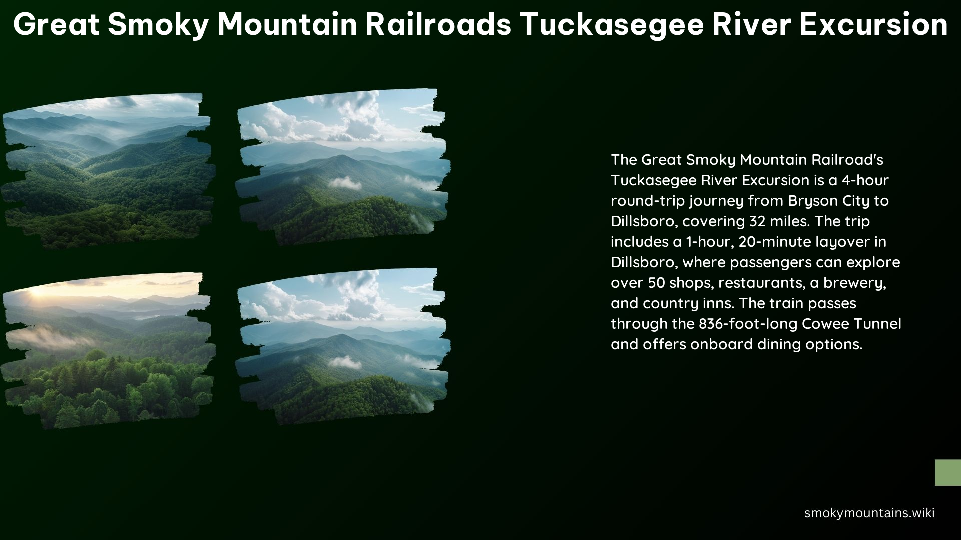 Great Smoky Mountain Railroads Tuckasegee River Excursion