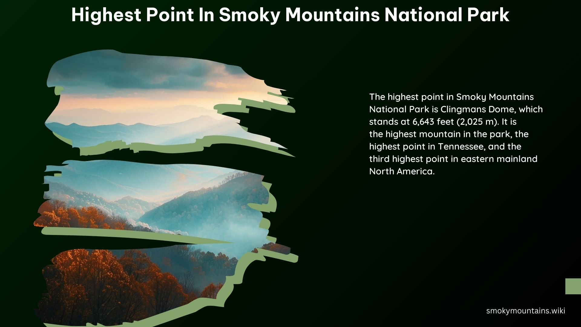 Highest Point in Smoky Mountains National Park