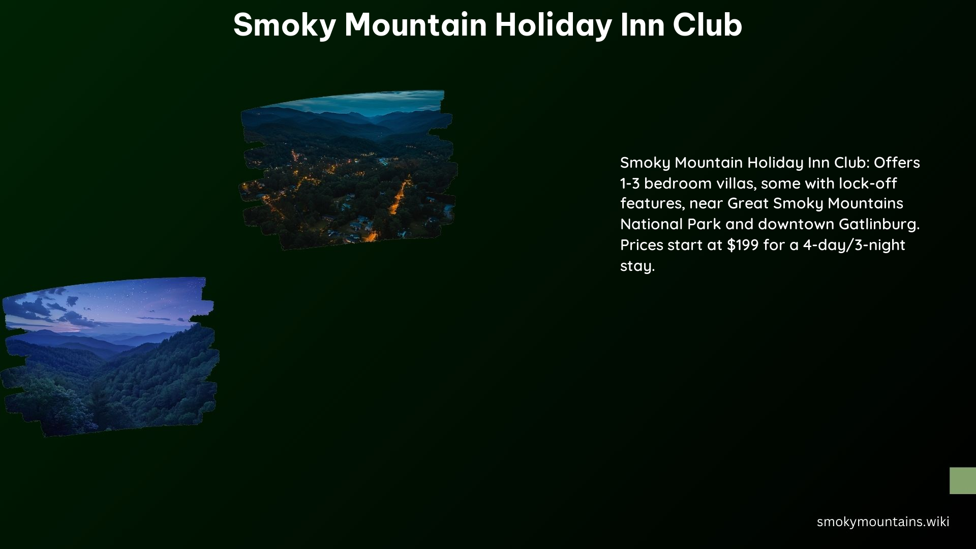 Smoky Mountain Holiday Inn Club