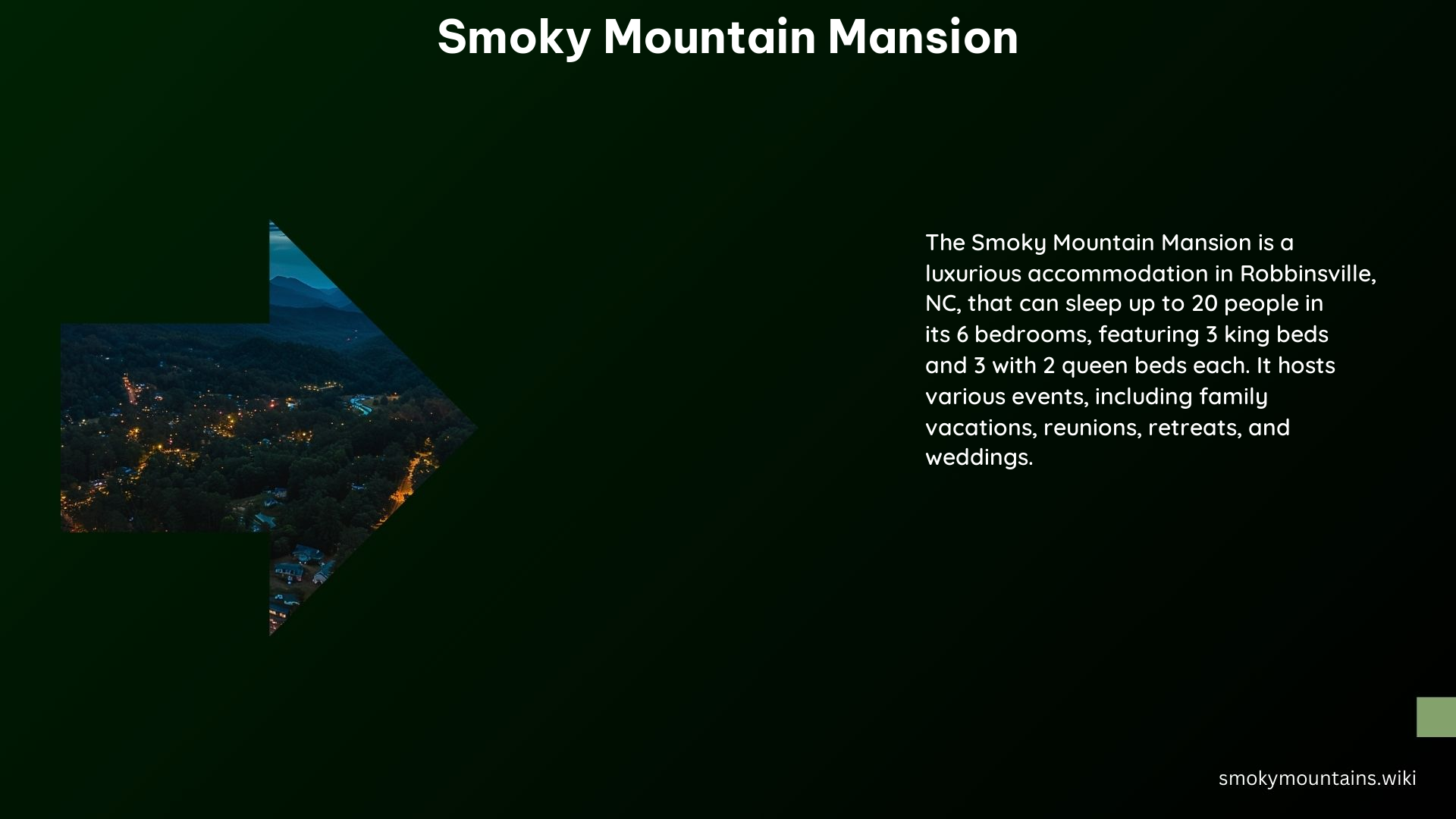 Smoky Mountain Mansion