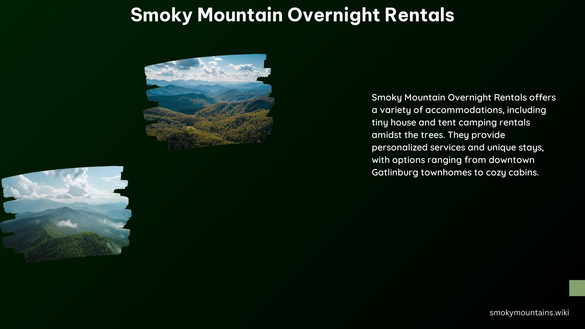 Smoky Mountain Overnight Rentals