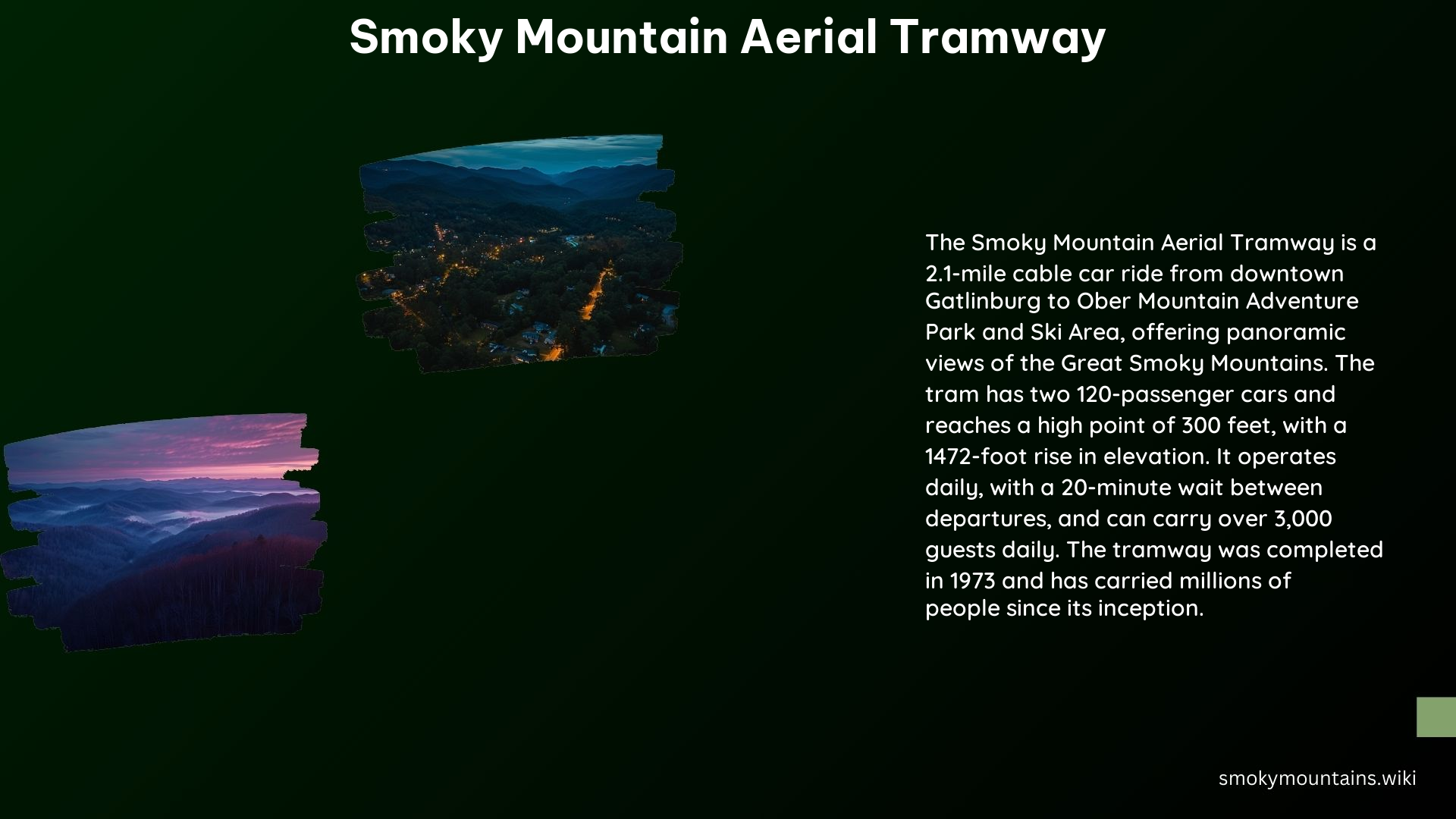 Smoky Mountain Aerial Tramway