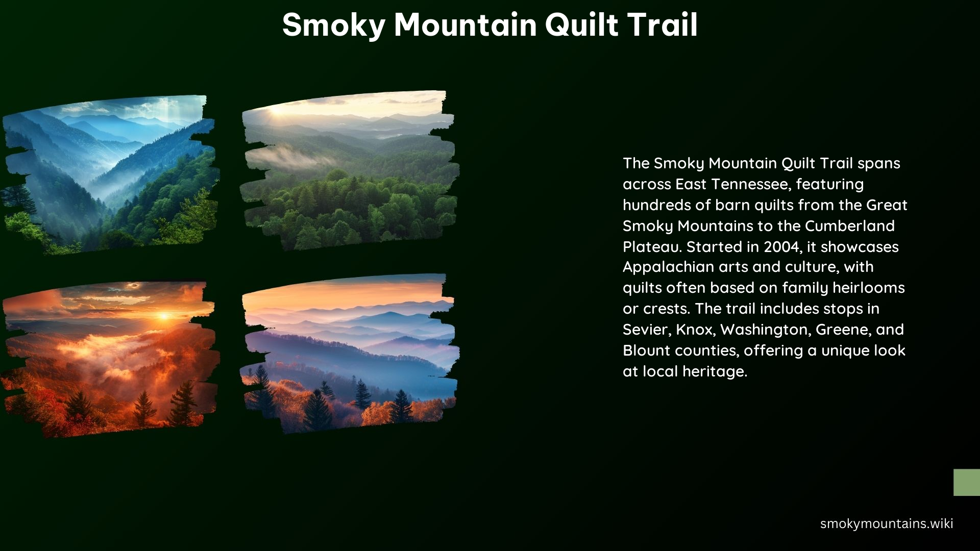 Smoky Mountain Quilt Trail