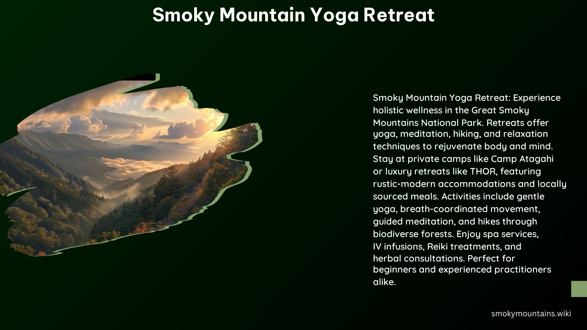 Smoky Mountain Yoga Retreat