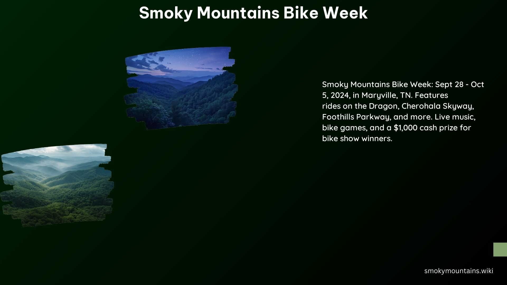 Smoky Mountains Bike Week